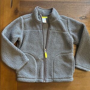 Sz 5 Carter's Cozy Fleece Jacket - Dark Gray